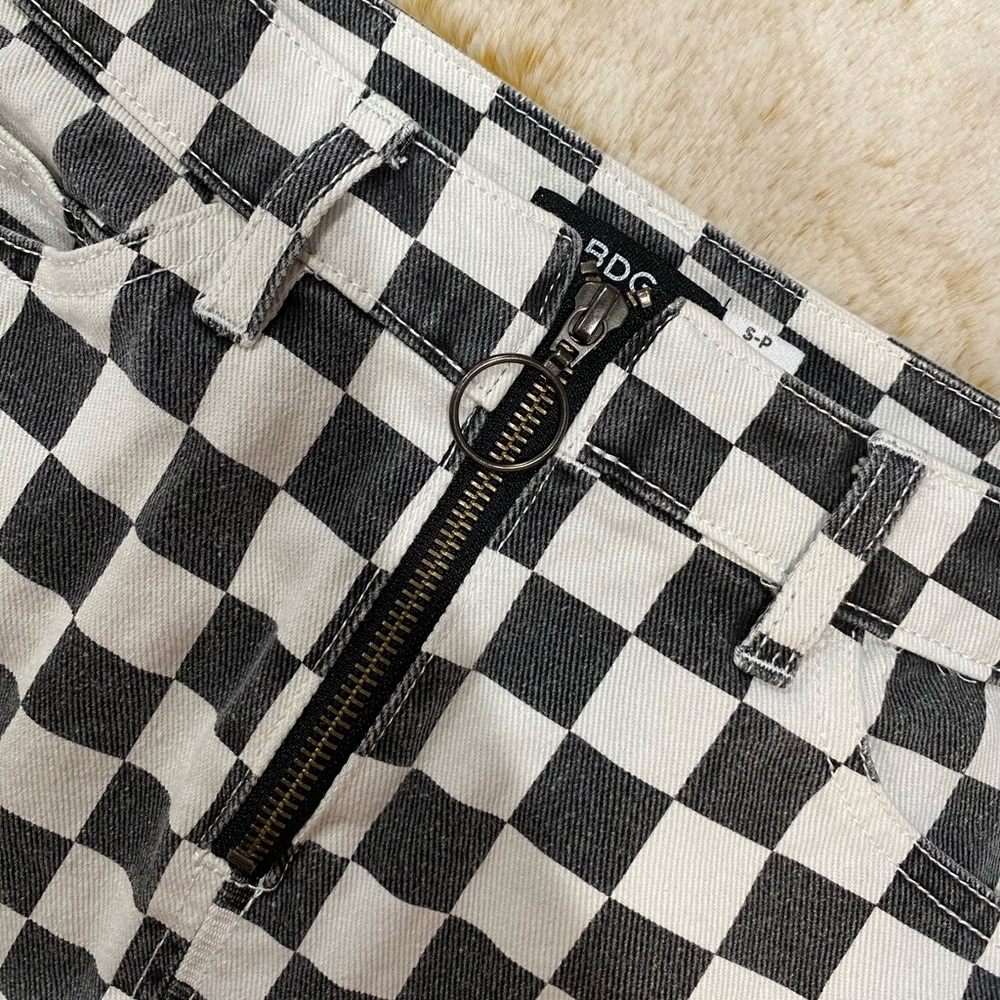 BDG checkered mini skirt!